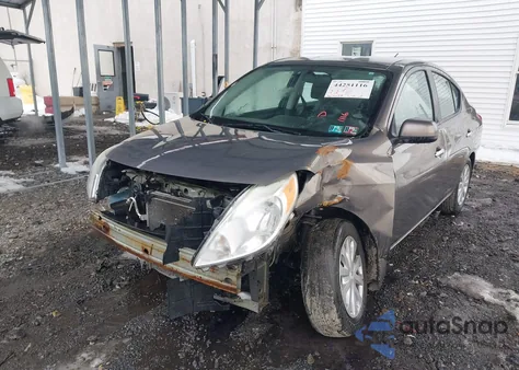 2012 Nissan Versa 1.6 Sv z USA, uszkodzony, nr VIN 3N1CN7AP0CL829079